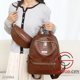 Модный женский вместительный рюкзак 2в1 - Bruno фото 2