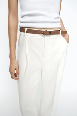 DARTED TROUSERS WITH BELT - Zara фото 5