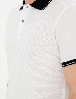 Beyaz Slim Fit Ti__rt