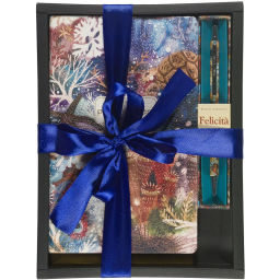 Ежедневник недатированный А5 Фантазия. Кораллы, мет.Ручка,наб 3-743/07-5