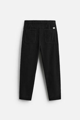 CARROT FIT CORDUROY TROUSERS - Zara фото 7