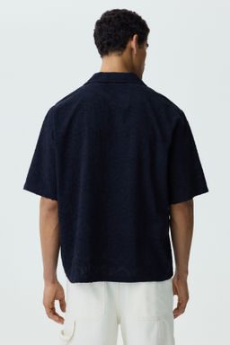 Camisa resort con textura Relaxed Fit - H&m фото 8