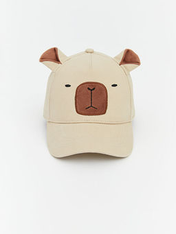 K?pek Fig?rl? Erkek Bebek Kep ?apka