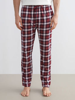 Standart Kal?p Ekose Erkek Pijama Alt