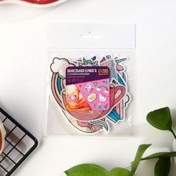 Вафельные картинки съедобные Счастье есть для капкейков, торта KONFINETTA, 11 шт. - Simaland фото 2