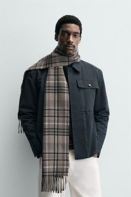 COMBINED CHECK SCARF