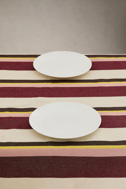 STRIPED COTTON TABLECLOTH X COLLAGERIE - Zara фото 2