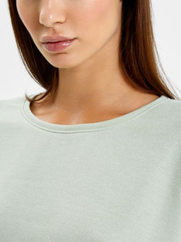 Комплект женский (джемпер, брюки) в зеленом оттенке - Mark formelle фото 4