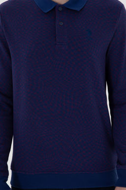 Erkek _ndigo Sweatshirt Sepette S_rpriz _ndirim - U.s. polo assn фото 6