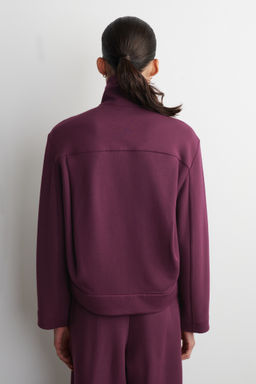 CHAQUETA DEPORTIVA EFECTO NEOPRENO