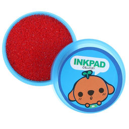 Набор для рисования: печать 3 шт., штемпельная подушка, карандаш 7 цветов, цвет голубой - Simaland фото 5