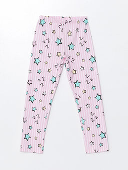 Bisiklet Yaka Bask?l? K?sa Kollu K?z ?ocuk Pijama Tak?m?