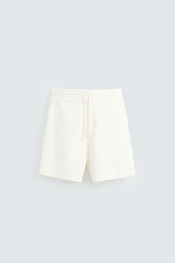 TEXTURE JOGGER BERMUDA SHORTS - Zara фото 25
