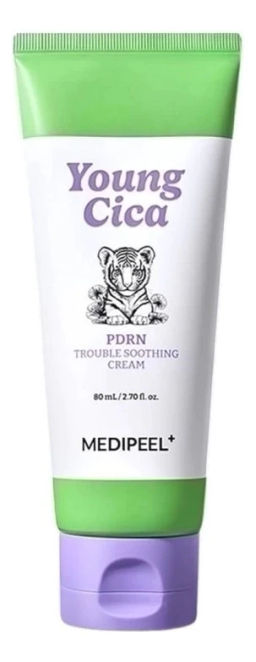 MP Young Cica PDRN Trouble Soothing Cream, 80 ml - Успокаивающий крем с центеллой и ПДРН