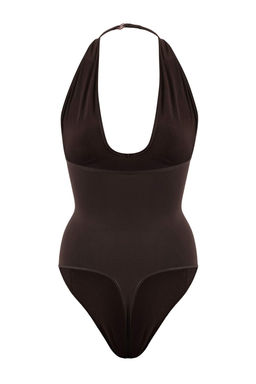 Kahverengi Seamless/Dikisisz Toparlay?c?/Sekillendirici C?tc?tl? Orme Body THMSS25BD00004