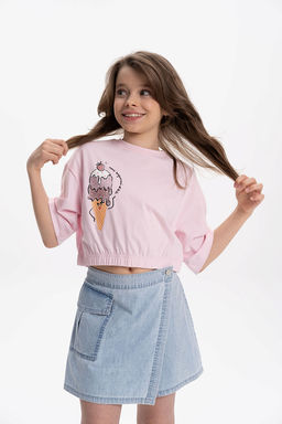 GFTY3371 Футболка-топ для девочек