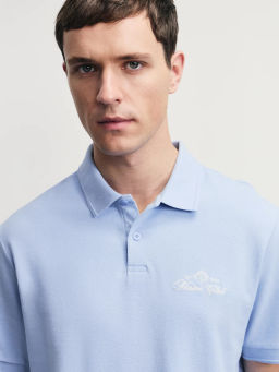 Поло с принтом на груди / Zarina  фото 6