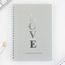 Планинг для записи клиентов А5, 98 листов, на гребне LOVE