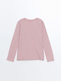 Bisiklet Yaka K?z ?ocuk Ti??rt - Waikiki фото 3