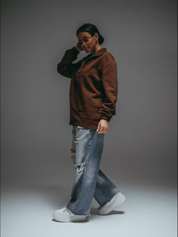 Брамея свитшот женский (черный) - Lovetex фото 14