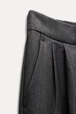 STRAIGHT-LEG TROUSERS WITH TURN-UP HEMS - Zara фото 6