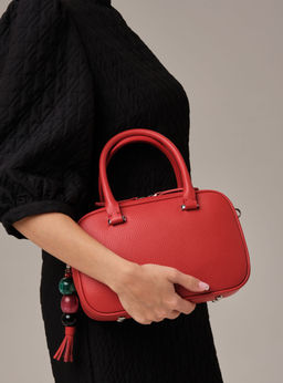 Кожаная сумка Hawaii DBR 31216 красный  фото 6