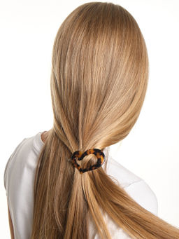 Заколка Сердце PY0450 рыжий