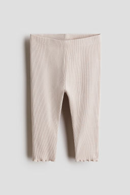 Leggings de algod?n acanalado