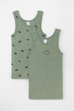 К 1182-2уп/нефритовый,динозавры Ал набор майка для мал