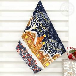 Полотенце 45*70 см. Полночь рогожка хлопок 100%