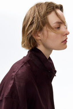 Camisa oversize de lino - H&m фото 4