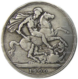 1 крона 1900 года Великобритания