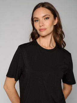 Футболка женская 12411-42022 black - Eleganzza фото 4