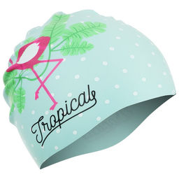 Шапочка для плавания детская ONLITOP, силиконовая, обхват 46-52 см  фото 3