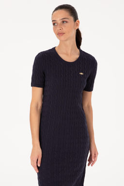 Kad_n Lacivert Triko Elbise - U.s. polo assn фото 2