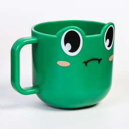 Кружка детская 260 мл., Лягушка, цвет зеленый - Крошка я фото 2