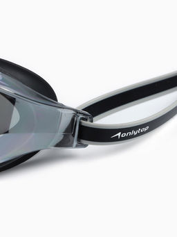 Очки для плавания ONLYTOP, набор носовых перемычек, чёрные, зеркальные