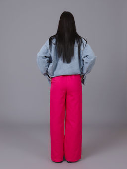 Женские Брюки широкие палаццо. С046 Фуксия от фабрики Спортсоло