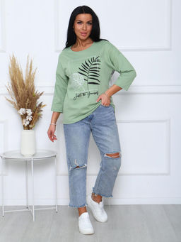 IV-CAPRIZ Сильвана - футболка оливковый  фото 2