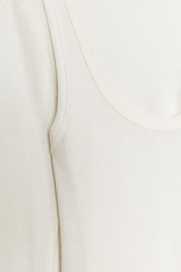 HIGH NECK LAYERED T-SHIRT - Zara фото 6