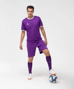 Шорты игровые JOGEL CAMP Classic Shorts, фиолетовый/белый  фото 4