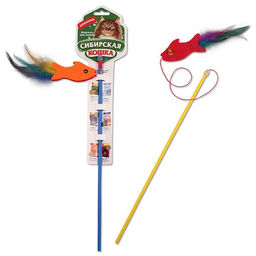 Дразнилка Удочка. Сибирская кошка "Рыбка" 1/40 00025075