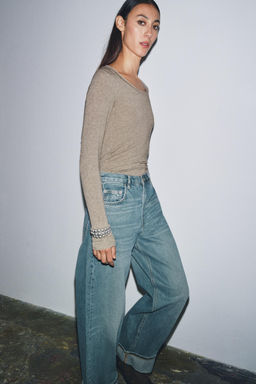 LONG SLEEVE T-SHIRT - Zara фото 5