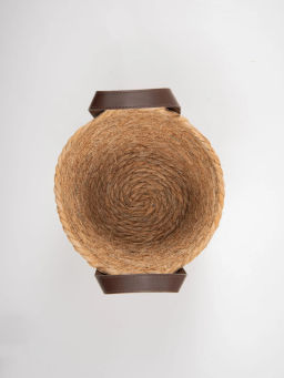 Корзина с ручками размер S ,цвет темный беж, арт JH-03424