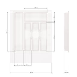 Лоток для столовых приборов "Универсал" арт.А(М8534), (М8535)