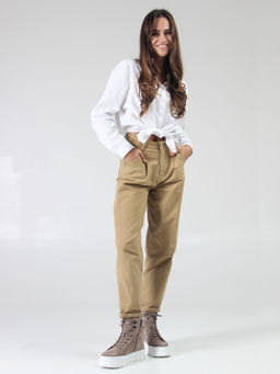 Ботинки 216.212131w. капучино замша/Шерсть