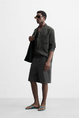100% LINEN SHIRT - Zara фото 4