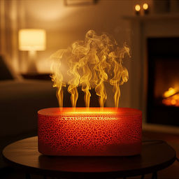 Светильник-увлажнитель "Белая лава" в коробке