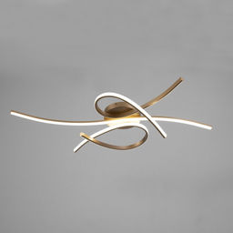 Светильник «Модес» LED 56 Вт 4000К золото 100×50×9 см BayerLux