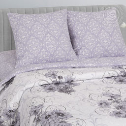 Постельное белье Лунная соната с простынью на резинке (поплин DE LUXE) 1,5 сп./Пододеяльник: 1 шт. - 215*145; Простыня на резинке: 1 шт. - 200*140; Наволочка: 2 шт. - 70*70; DE LUXE с простынью на резинке - Артпостель фото 2